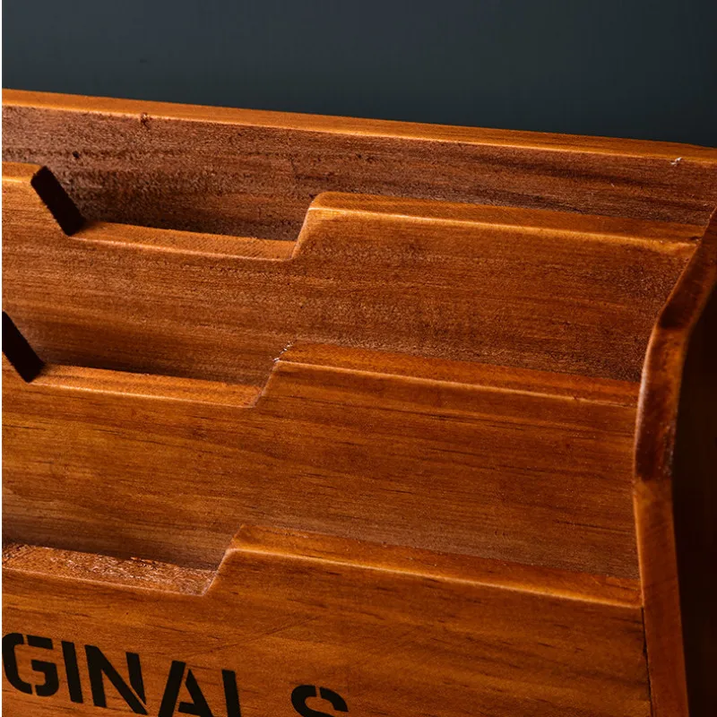 3 gird с ящиком деревянные ретро коробки для хранения дома офисный Рабочий стол