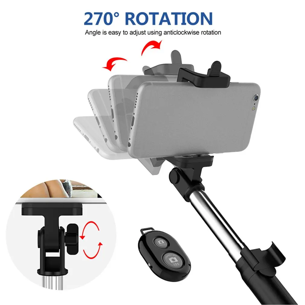 

Unipod Selfie Stick Handheld Tripod Shutter Universal All-In-One Wireless Selfie Stick With Remote Control For Phone