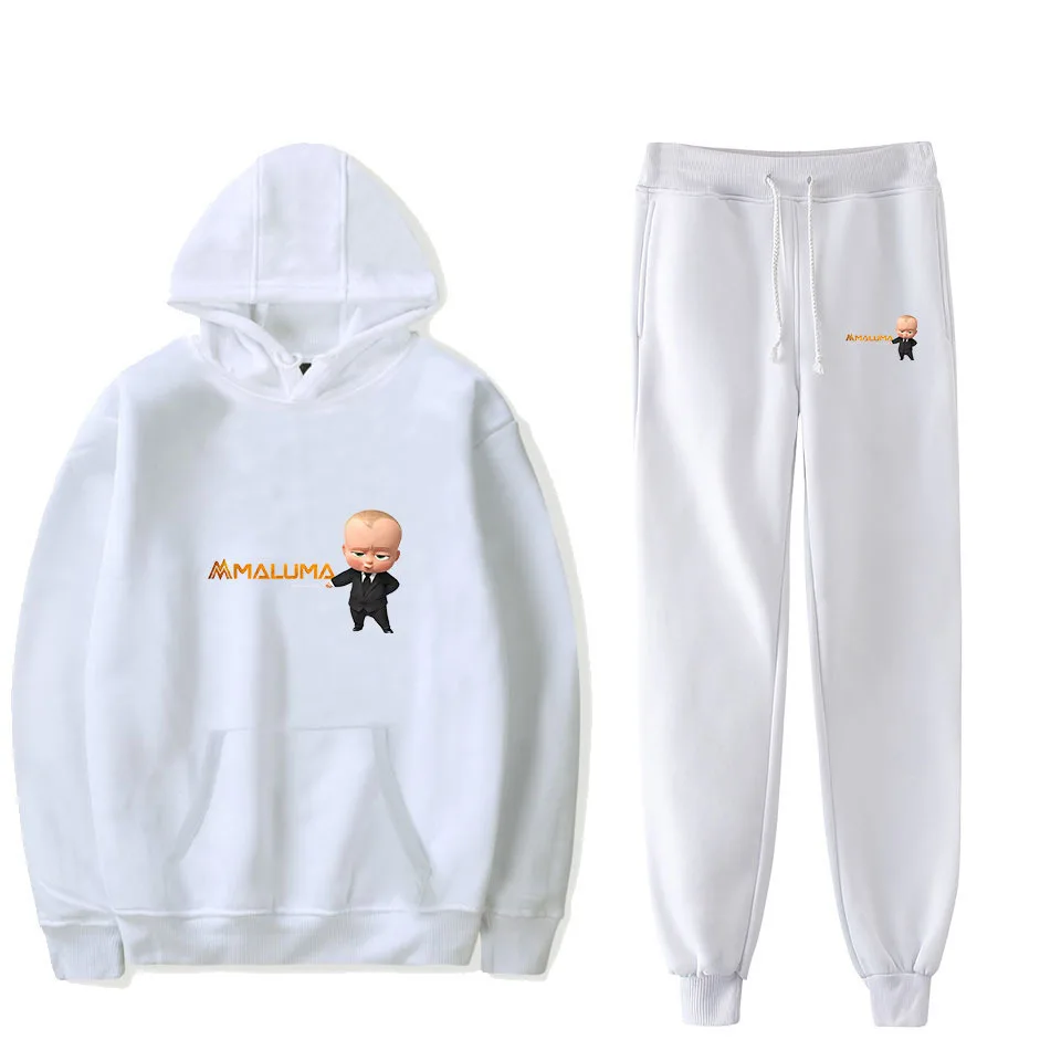 

Singer Maluma Men's Sportswear Sets Casual Tracksuit Two Piece Set Top and Pants Sweat Suit Male Sporting Suits Streetwear
