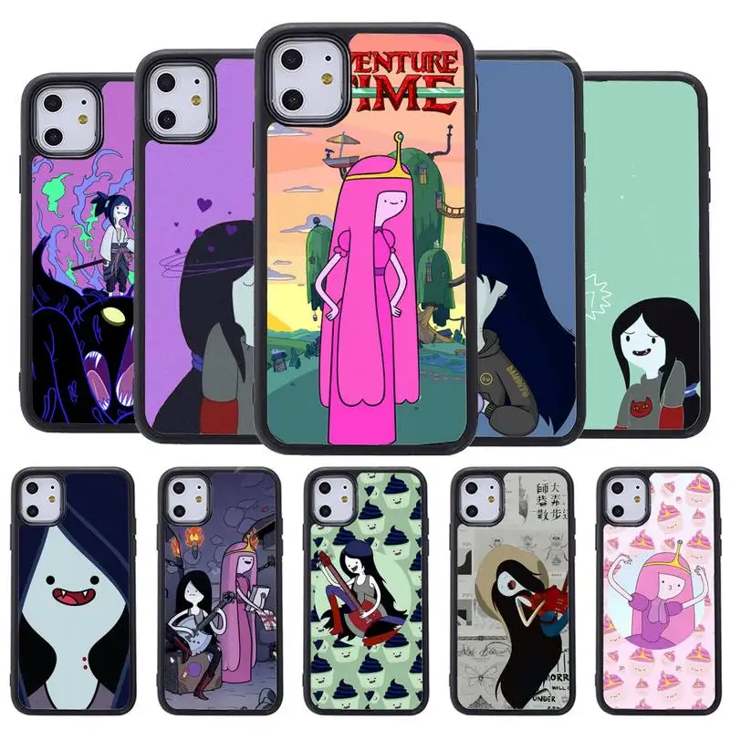 

cartoon adventure time marceline Phone Case For Iphone 5 SE 2020 6 6s 7 8 plus X Xr XS 11 12 13 Mini Pro Max PC Fundas Cover