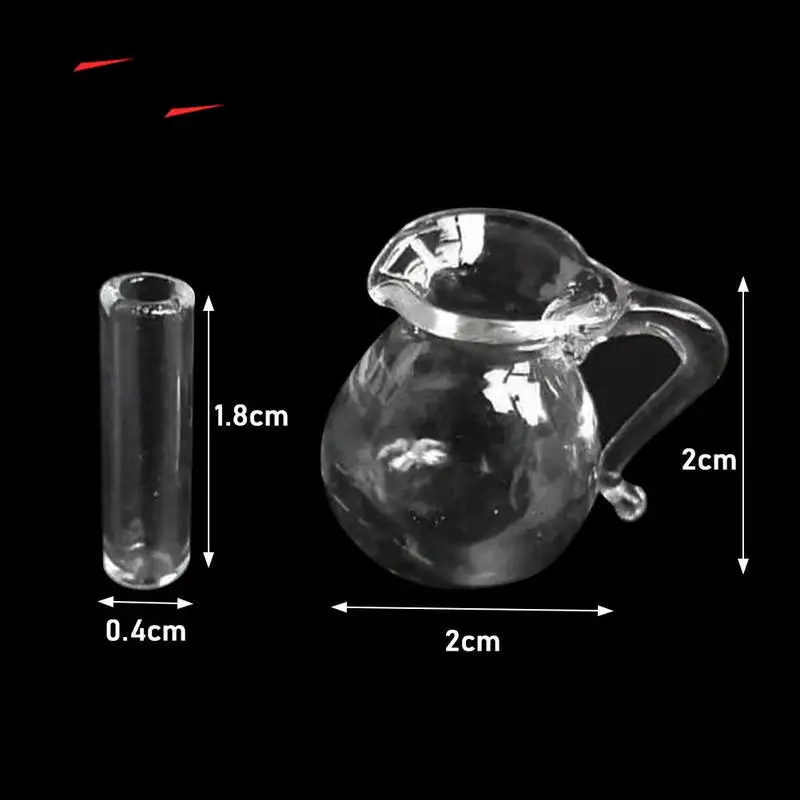 

1:12 DIY Dollhouse Accessories Simulation Miniature Cold Glass Water Bottle Dollhouse Decor Model For Dollhouse Can Ornamen K5F7