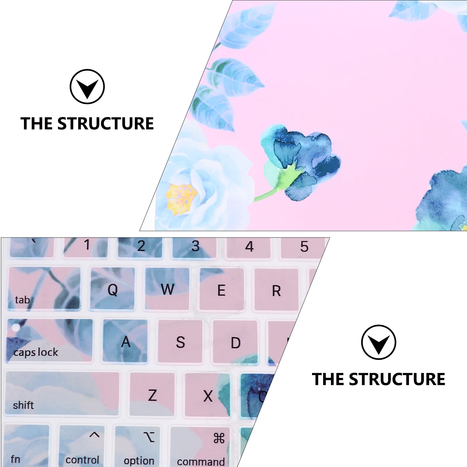 

1 Set Keyboard Cover and Laptop Cover Compatible with Pro 13 inch