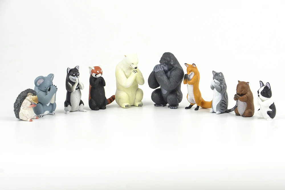 Японский капсула игрушка забавные животные вырезать Косплей shiba «Лисья Секретная служба»(Inu японский миткаль Кот выдра пингвина белого кита гассе для молитвы Gashapon фигурка
