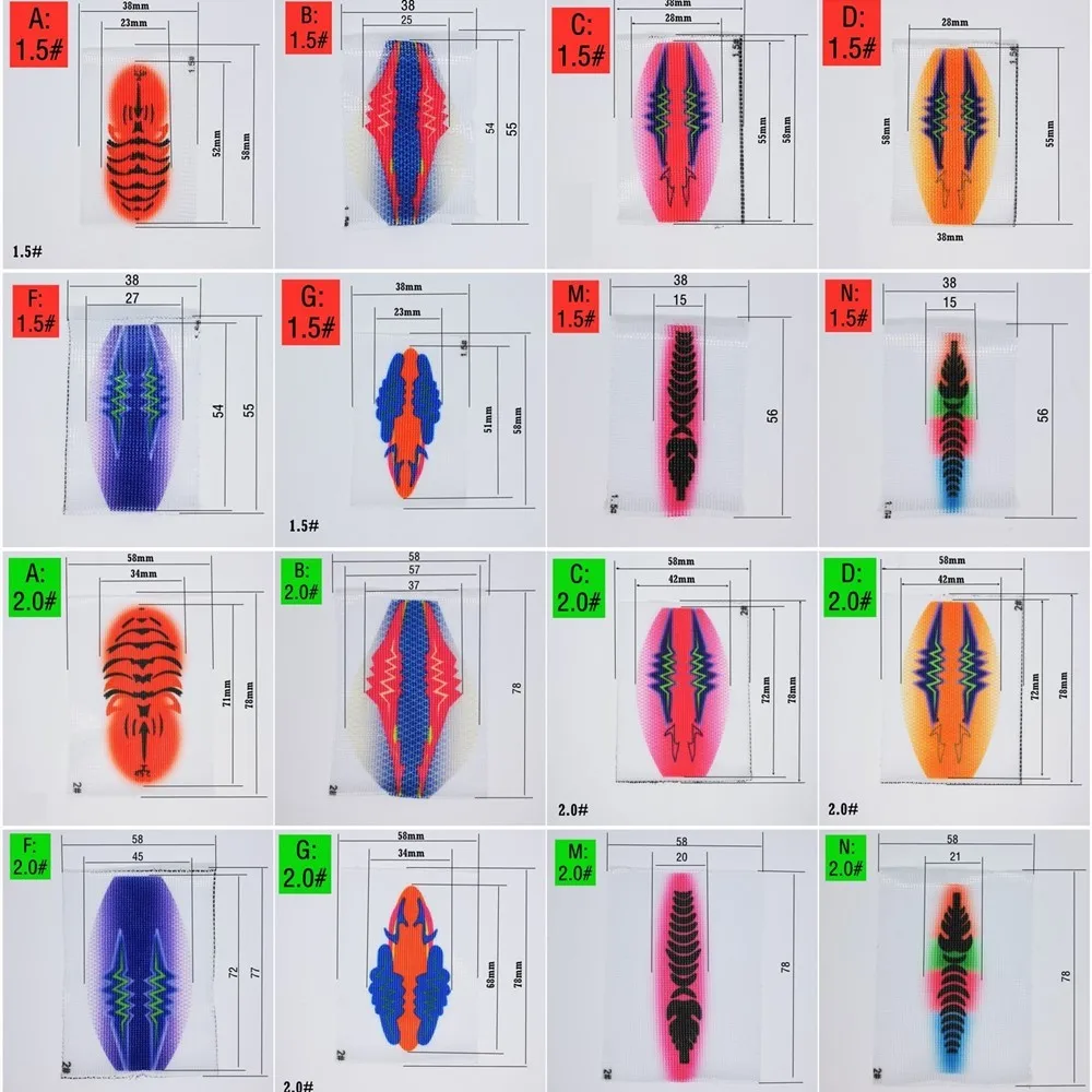 10pcs accessories suitable for DIY small batch of squid fishing tool Fast delivery Contains Fiber rod Hooks Colorful cloth pesca | Спорт и
