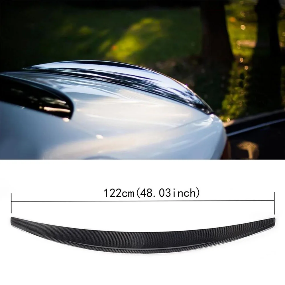Углеродное волокно задний багажник спойлер крыло для Maserati GT GranTurismo Coupe 2D плоский