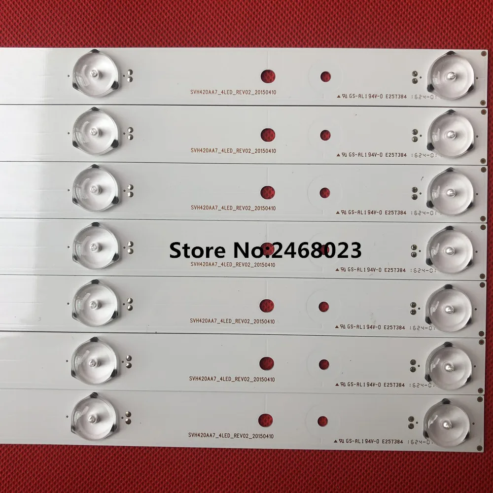 7 шт./компл. светодиодный подсветка полосы для HISENSE SVH420AB2 SVH420AB3 SVH420AA7_4 43H7C 43H7C2 LC