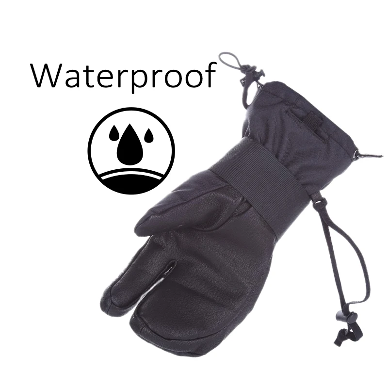 Новый дизайн зимние лыжные и перчатки водонепроницаемые ветрозащитные для