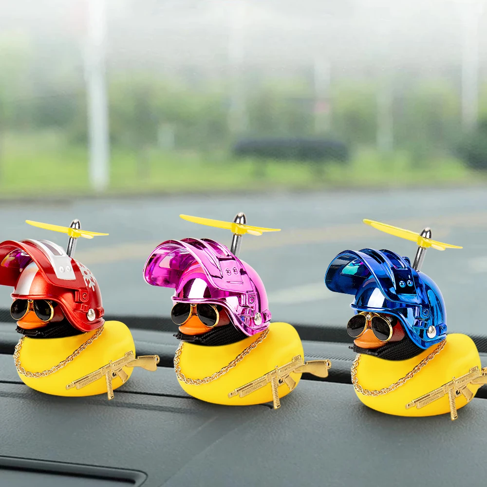 Забавная ветрозащитная желтая утка с уровнем 3 шлем украшения для интерьера