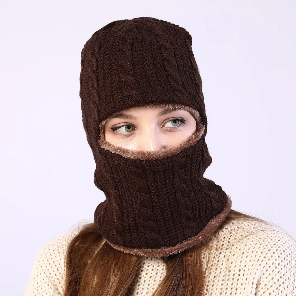 Новинка Теплая Флисовая Балаклава шапка с капюшоном теплая зимняя спортивная