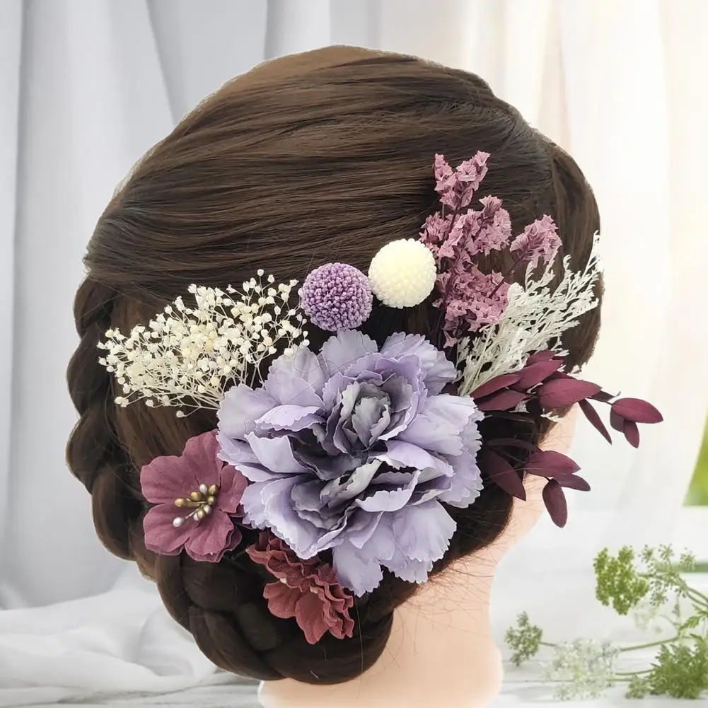 

17Pcs/Set Hair Vine Lightweight Ornamental Anti-fall Shiny Hair Vine Retro-style Hair Vine U-shape Hair Vine Wedding Head Bands