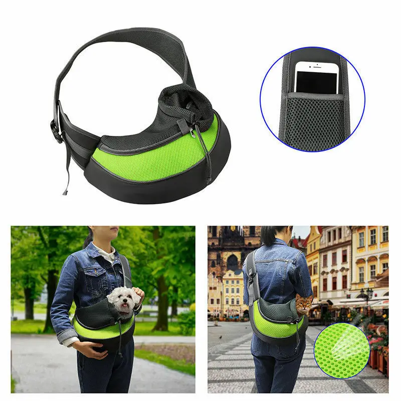 Удобная сумка переноска для домашних животных собак кошек щенков тоут через