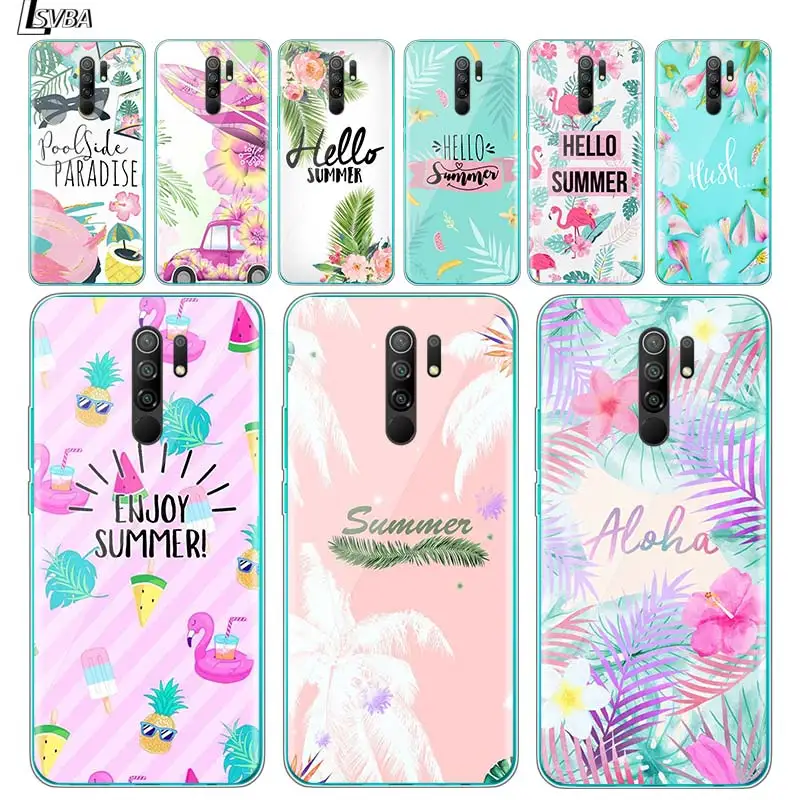 

Hot Hello Summer For Xiaomi Redmi K30 Ultra K20 10X 9 9A 9C Go 8 8A 7 7A 6 6A 5 5A S2 4X Pro Plus Phone Case