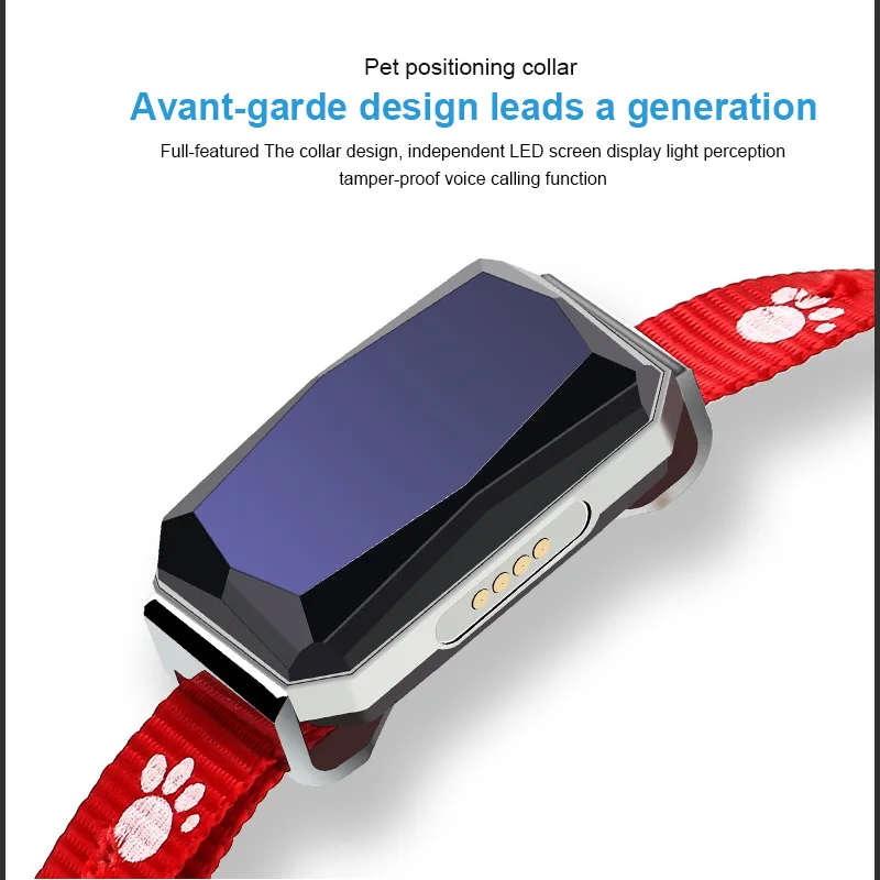 

Pet GPS Tracker Dog Waterproof Adjustable GPS Positioning Collar Real Time Tracking Locator Device GPS /AGPS/ LBS / WIFI Models