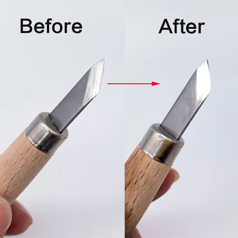 Кожаный чехол из воловьей кожи основа для бритвы нескользящая Полировальная