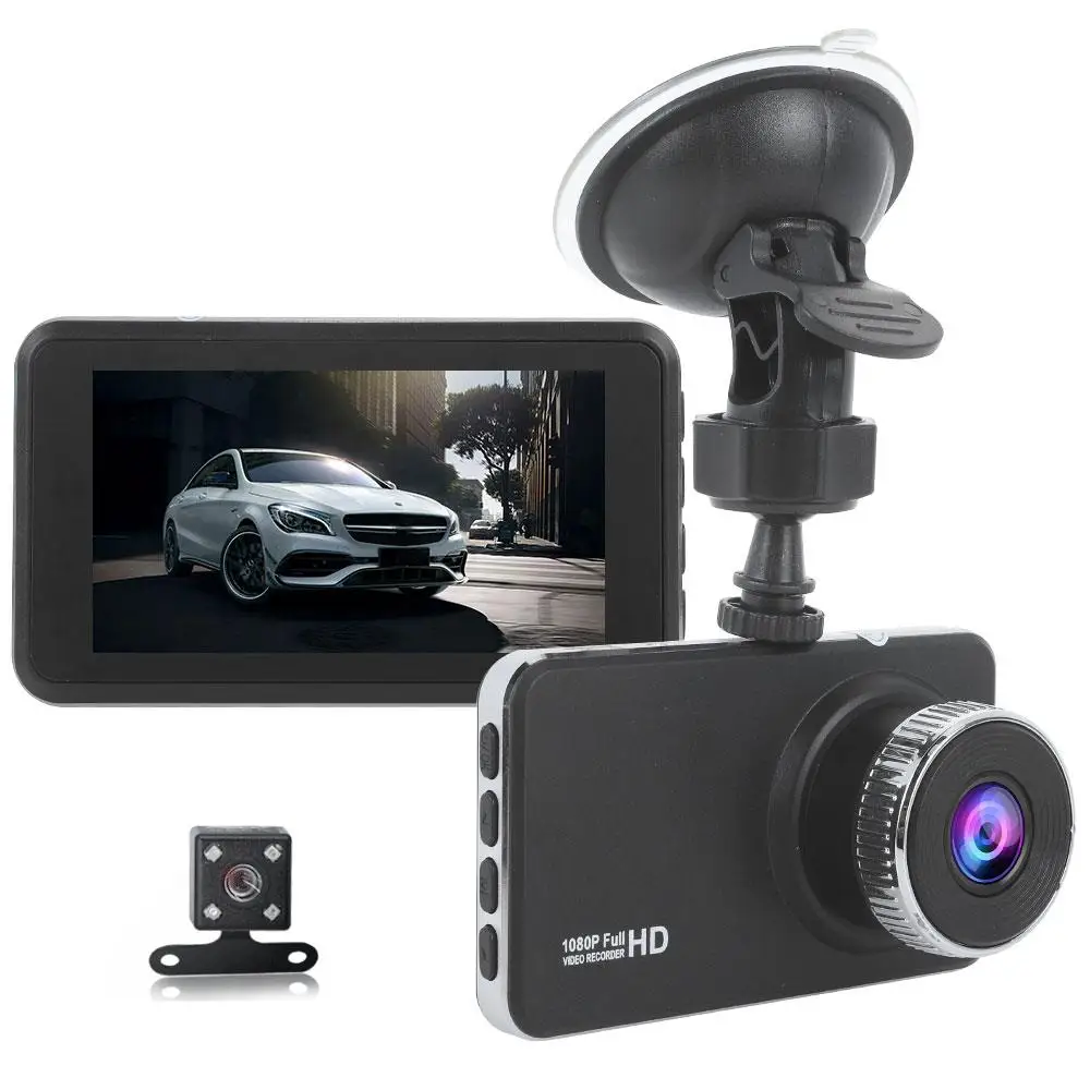 

Universal Dash Cam Rear View Camera Video Recorder 3inch 1080P Multifunctional IPS Auto Camera Car Dvr