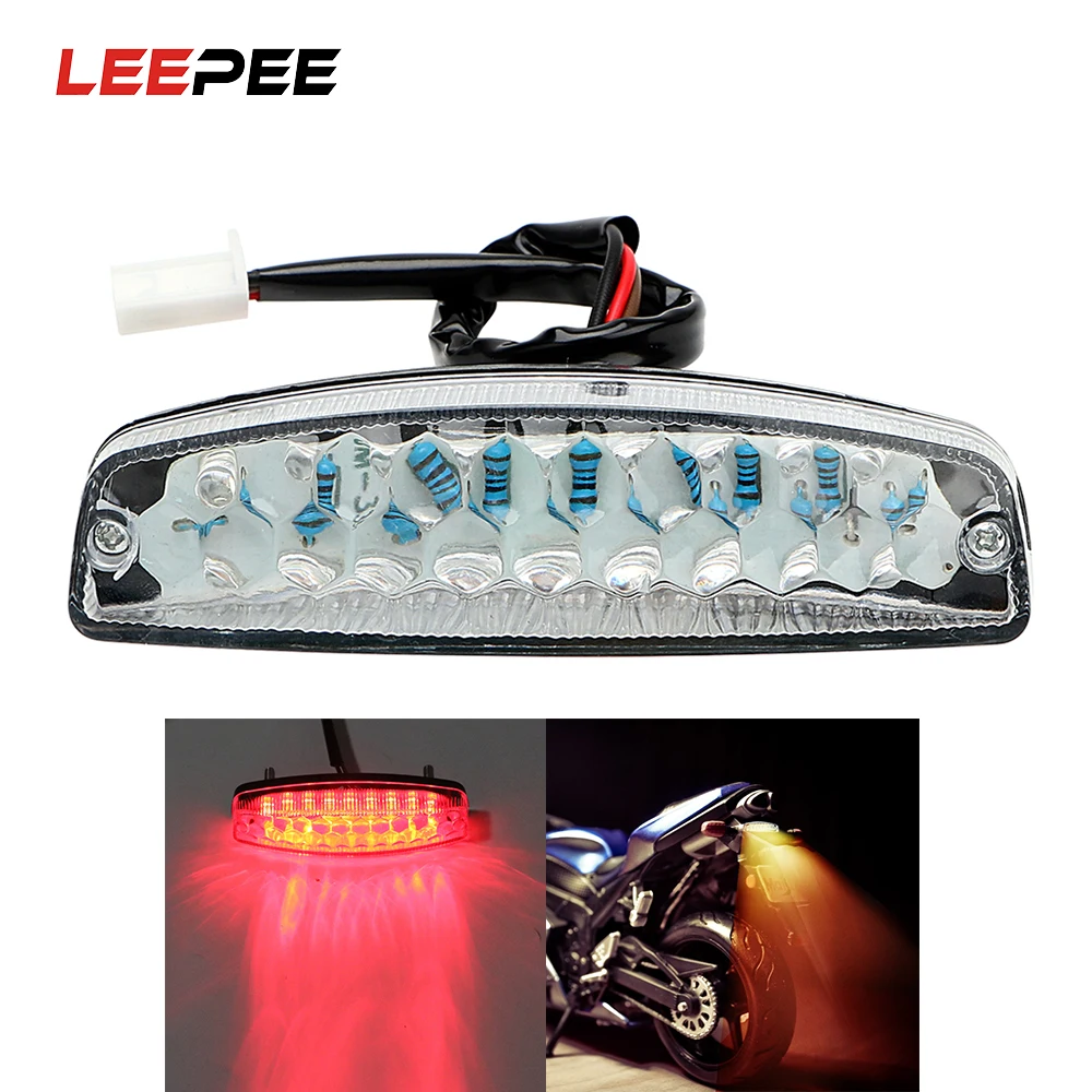 Задний светодиодный фонарь LEEPEE для мотоциклов стоп светильник сигнал| |