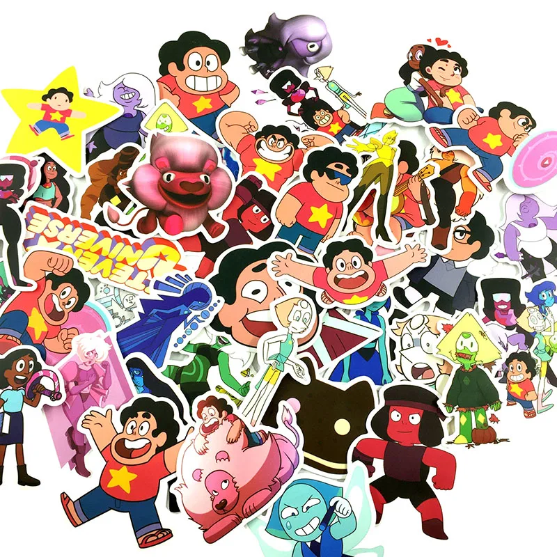 10/50 шт./лот Вселенная Стивена аниме мультяшная наклейка для ноутбука скейтборда