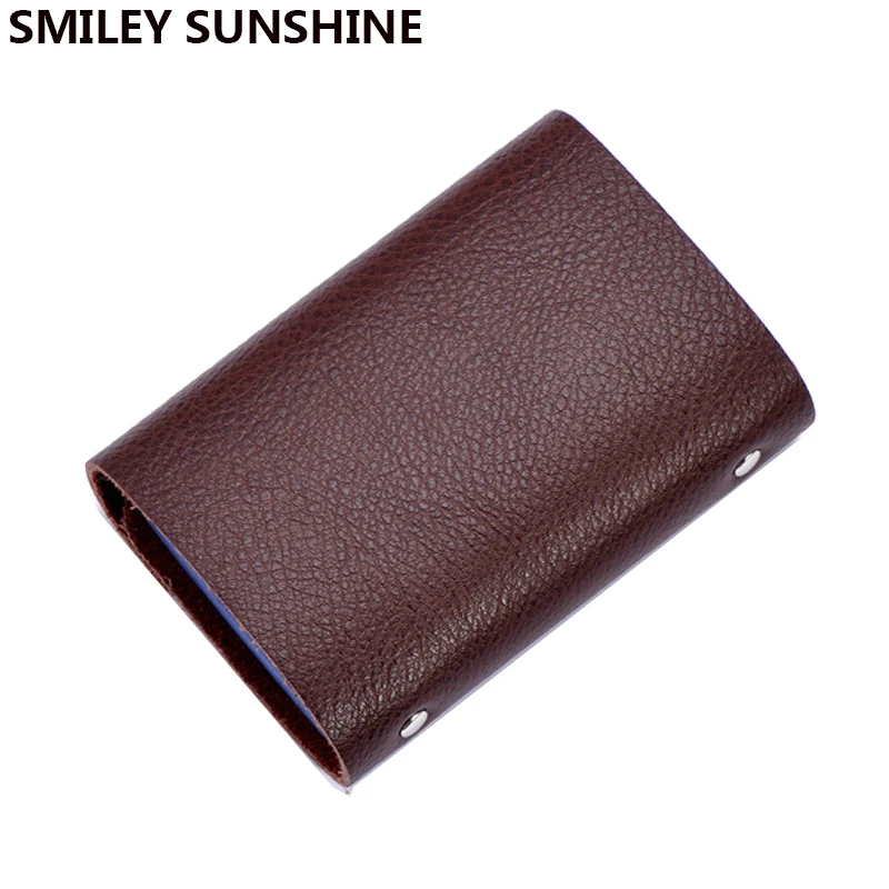 Держатель для карт из натуральной кожи деловой держатель мужской кошелек чехол