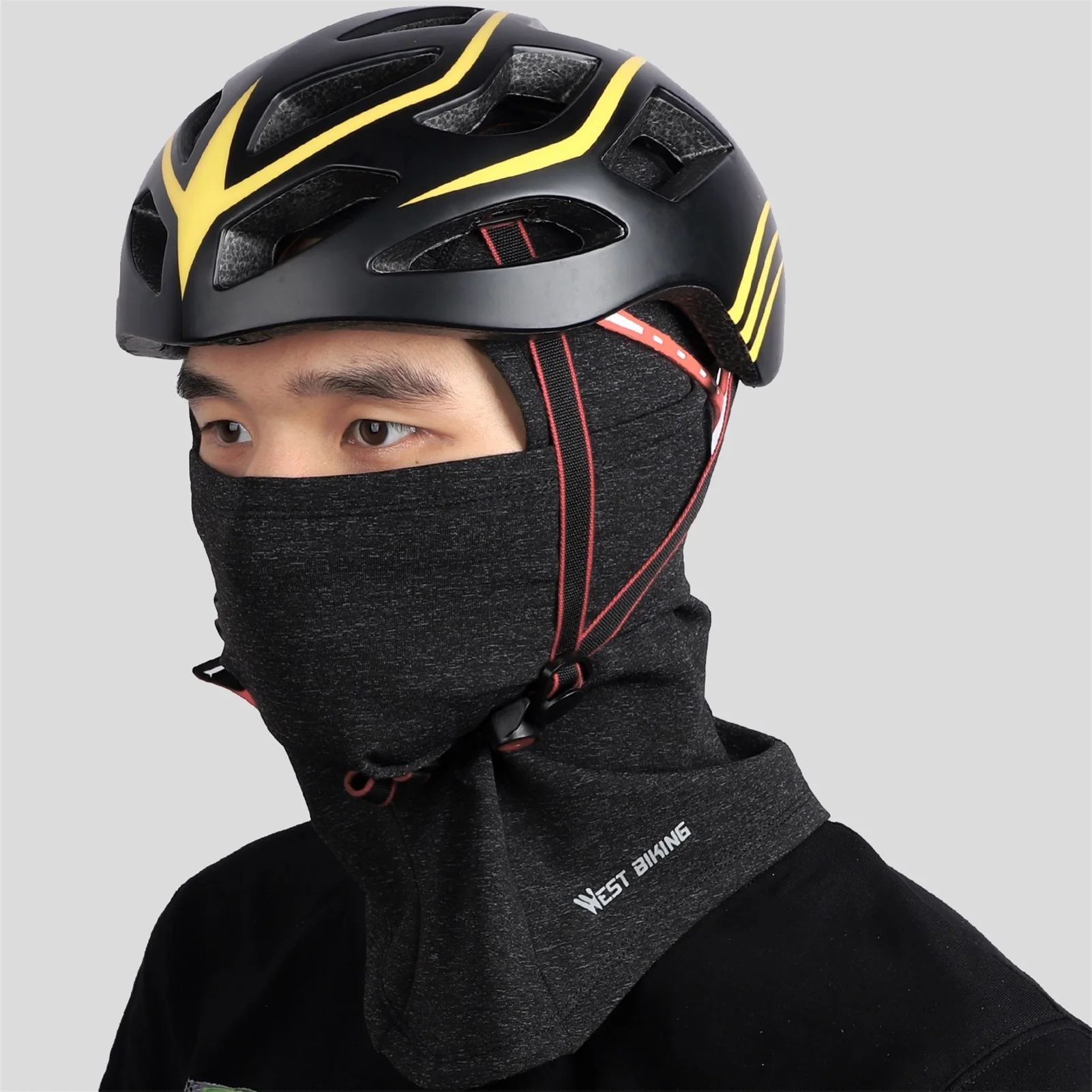 WEST BIKING зимняя термокрышка для лица полное покрытие шеи грелка крышка головы