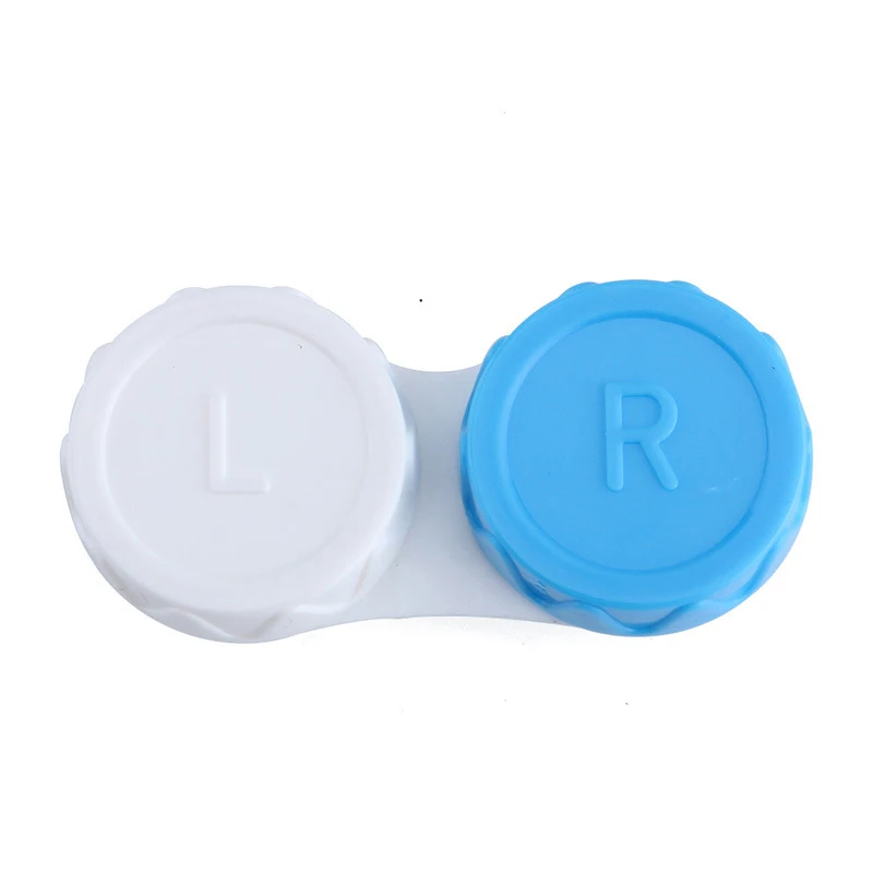 Mini Portable Contact Lens Case Eyes Contacts Care Container Box Contact Lenses Storage Box Two-color Contact Lens Box Hot Sale