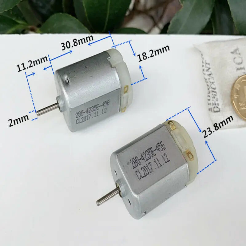 Микро двигатель постоянного тока 280 постоянный ток 3 В 5 7 4 28200 об/мин
