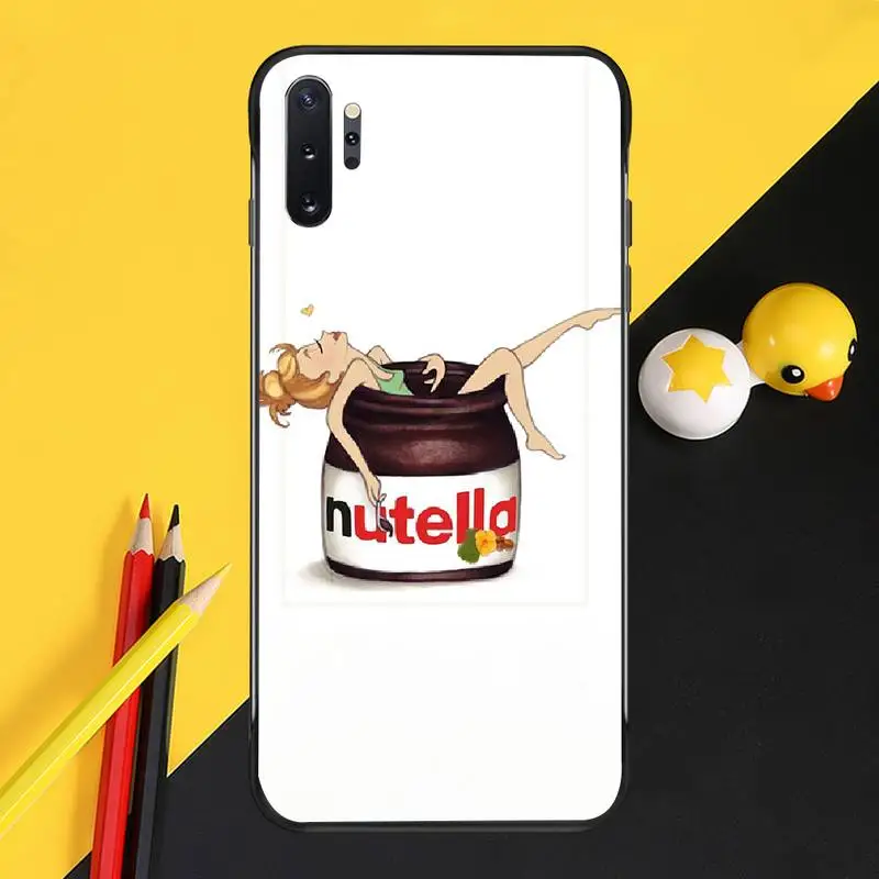 PENGHUWAN chocolate Food Tumblr Nutella Luxury Unique Design Phone Cover for Samsung Note 3 4 5 7 8 9 10 pro M10 20 30 | Мобильные