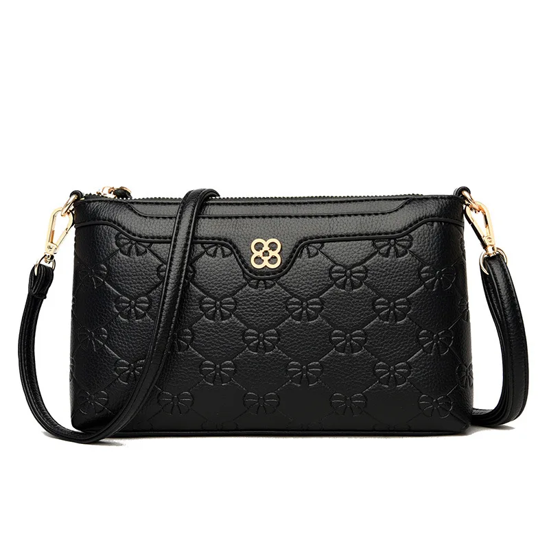 

Simple Fashion Leather Shoulder Crossbody Bag For Women 2021 New Clutches Bag High Capacity Lady Luxury Wristlets Designer Purse