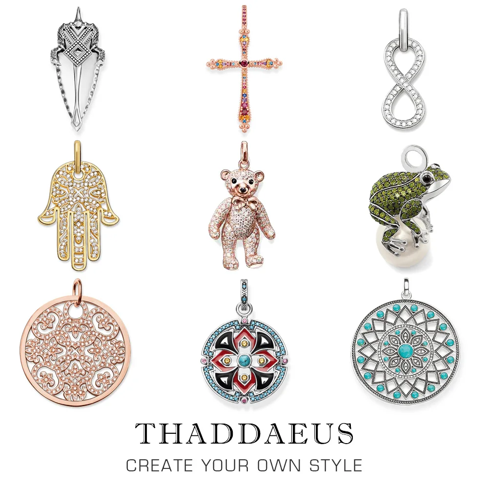 Подвеска в виде медведя Тедди из розового золота модные ювелирные изделия 2018