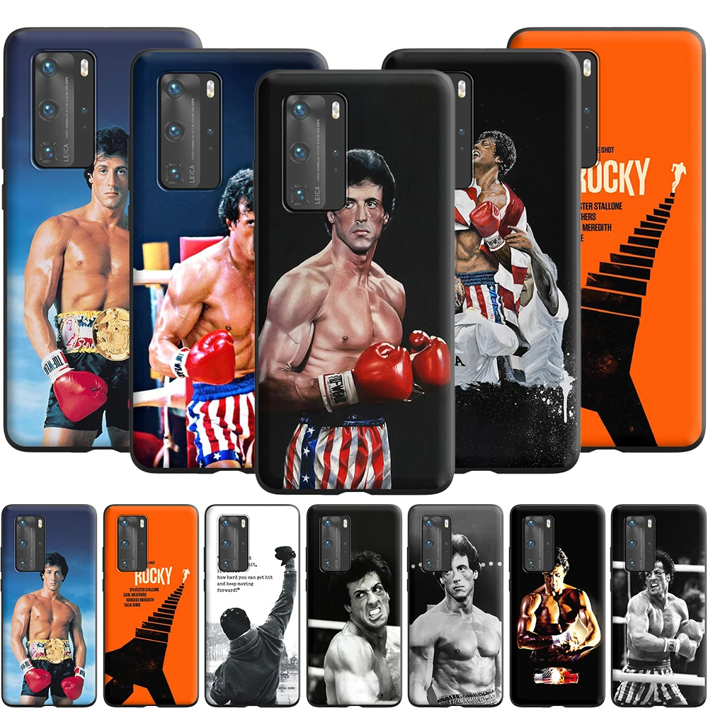 Силиконовый чехол Rocky Balboa для Huawei Nova 6 7 SE 2 2i 3 3i 4 4E 5 5i 5T Lite Pro Smart|Бамперы| |