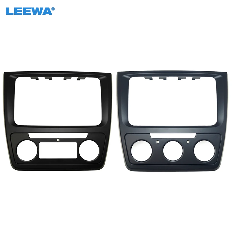 

LEEWA Car Refitting DVD Panel Dash Kit Fascia Radio Audio Frame for Skoda Yeti Stereo Frame Installation Kit #CA1887