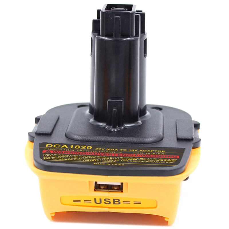 Для Dca1820 18V USB адаптер работать с Dewalt Макс Xr Dcb200 Dcb201 Dcb203 Dcb203Bt Dcb204 Dcb205 Dcb206 компактная