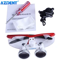 azdent dental magnifier binocular loupes magnification 3 5x r optical glass loupe magnifying glass dentistry tools