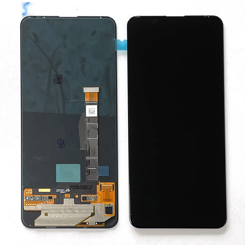 Pantalla LCD Amoled Original de 6,67 pulgadas para Asus Zenfone 7, marco de pantalla + digitalizador de Panel t&aacute;ctil para Zenfone 7 Pro, ZS671KS, I002DD-2