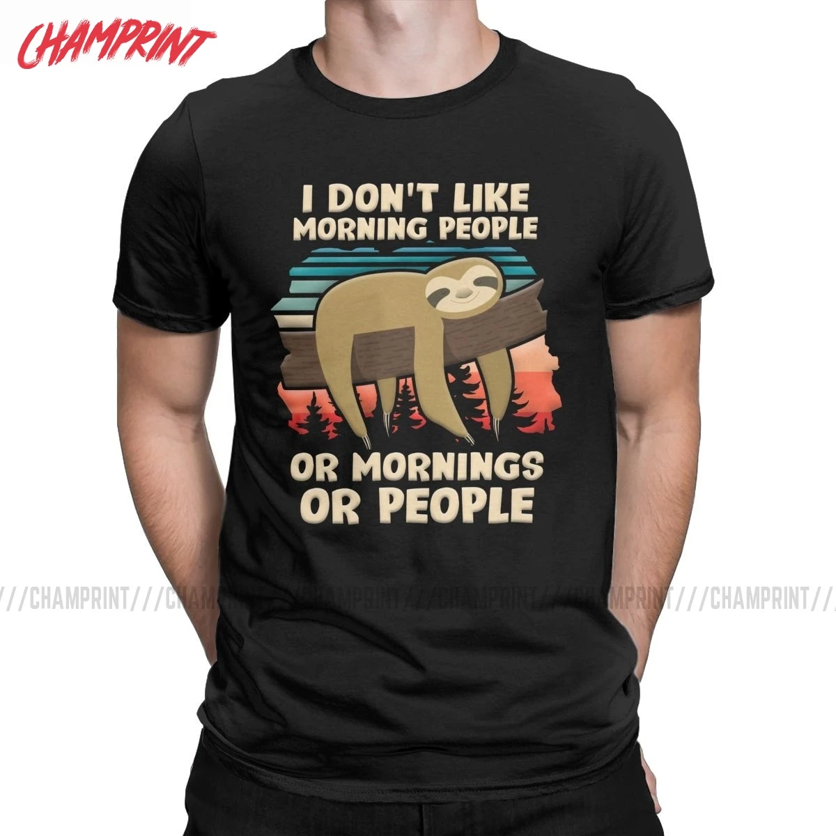 Винтажные забавная маска ленивого I Hate утро People с рисунком из мультфильма для