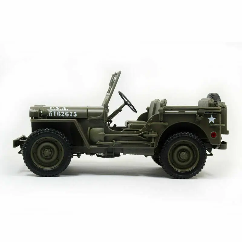 Модель гоночного автомобиля Welly 1:18 Jeep 1941 Willys MB новая модель в коробке|Наземный