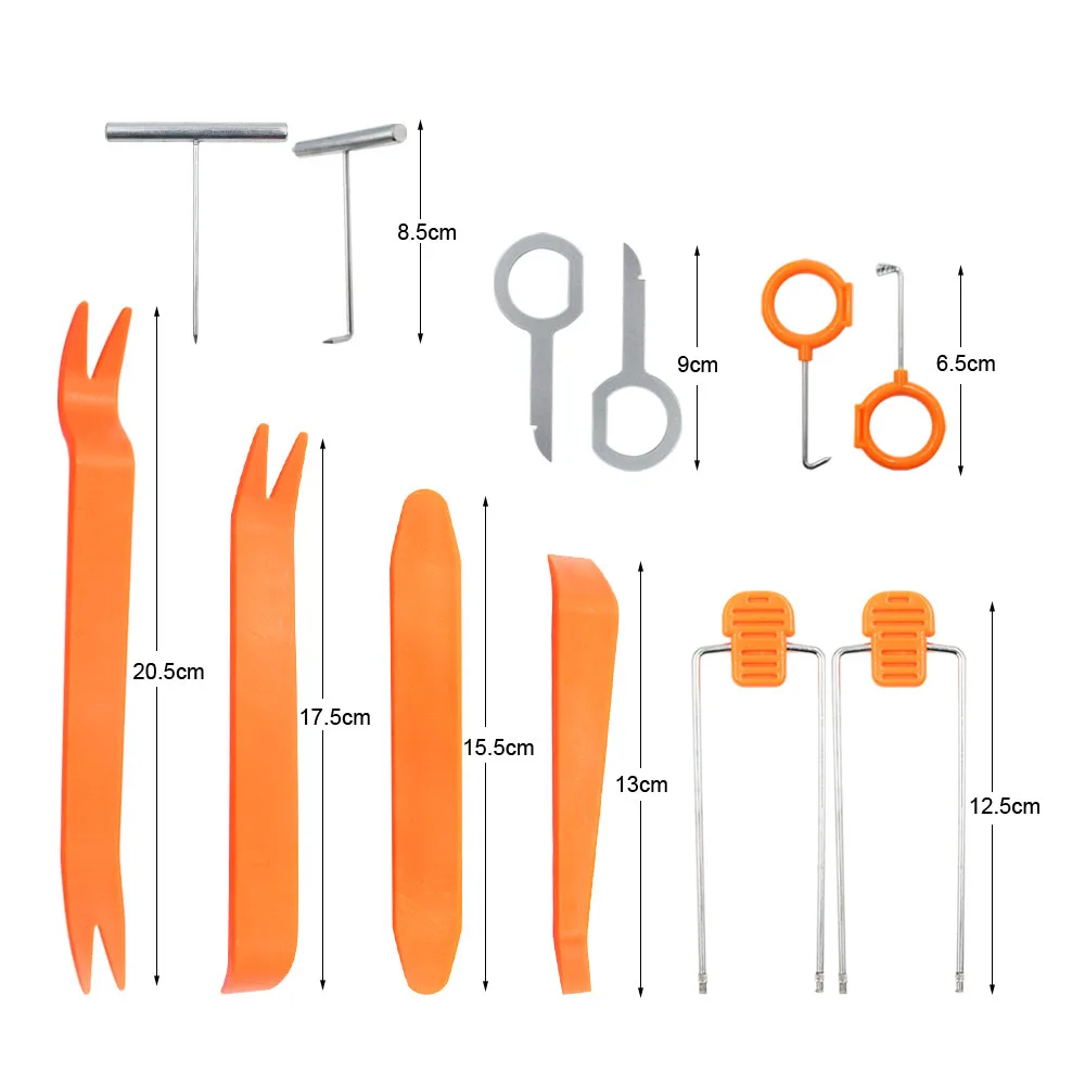 12 шт./компл. автомобильное радио дверной зажим Панель удаление инструмент Наборы