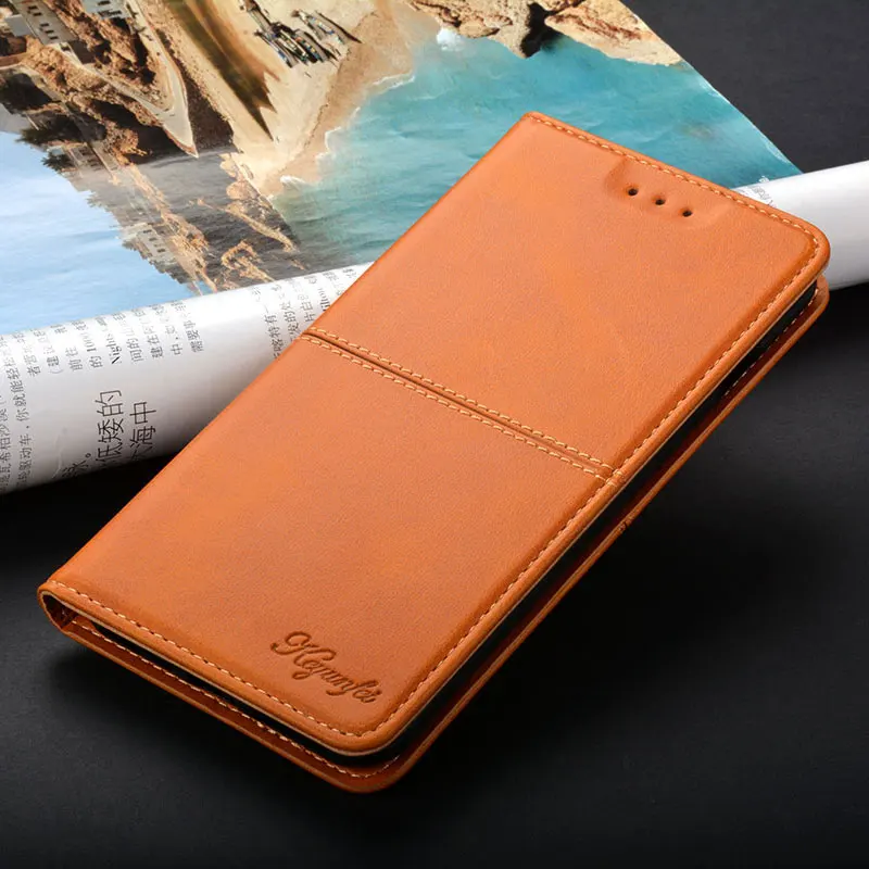 Чехол для xiaomi redmi note 8 pro роскошный винтажный кожаный чехол книжка с подставкой и