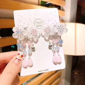 

Tassel Hairpin Headdress Step Shake Hair Accessories Clip Children's Ancient Jewelry