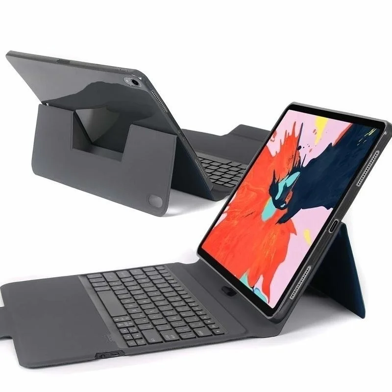 7 цветов задняя подсветка Беспроводная Bluetooth клавиатура чехол для ipad 10,2 Авто Режим сна/Пробуждение защитный чехол для ipad 10,2