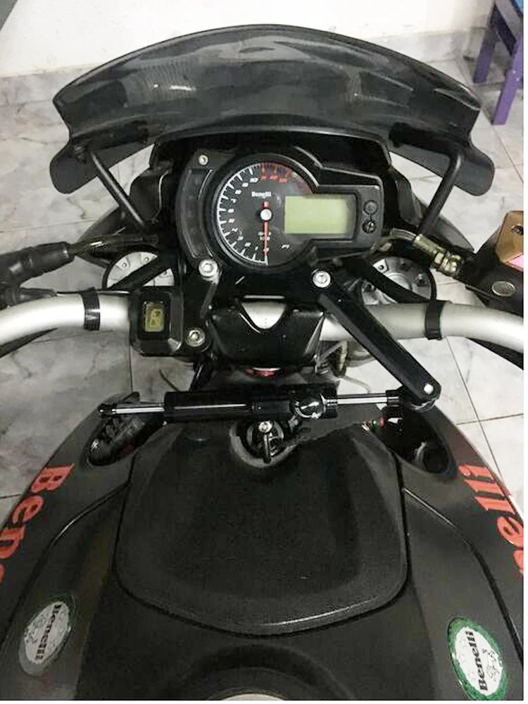 Стабилизатор рулевого демпфера для Benelli BN600 BJ600 углеродное волокно кронштейн