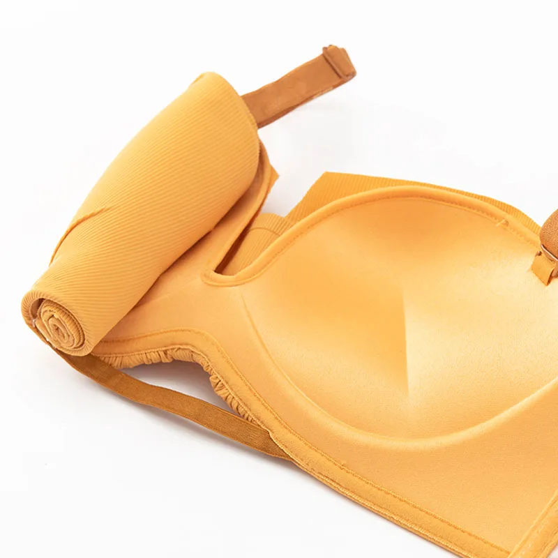 Женский бюстгальтер без косточек Wasteheart модный фиолетовый с набивкой трусики