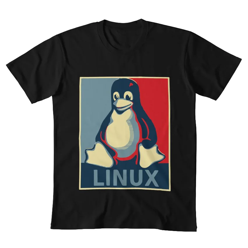 Linux tux Пингвин Обама Плакат футболка linux pc компьютер гик умник ботаник наклейки| |