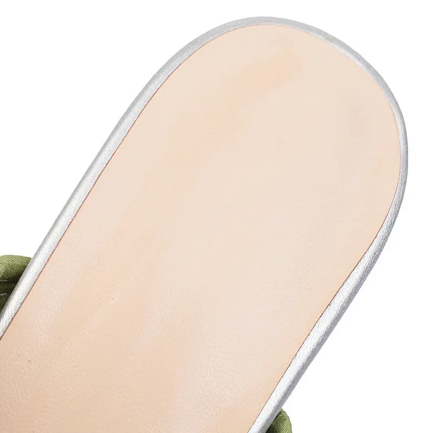 Женские туфли-лодочки QUTAA летние туфли из гофрированной ткани без шнуровки с