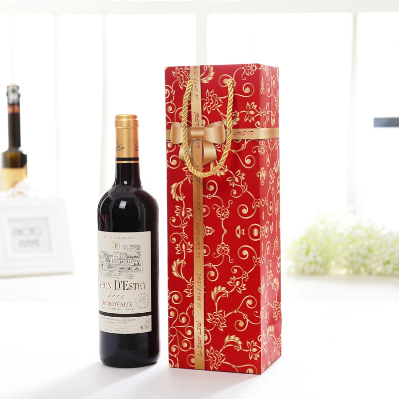 10 шт. Бумага разделочная доска ткани красное вино бутылок сумки