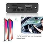 Автомобильный Fm-радиомодуль Kebidu 5 В, 2*3 Вт, усилитель, Bluetooth 5,0, mp3-плеер, декодер, плата, поддержка Fm, Tf, Usb, Aux, громкая связь