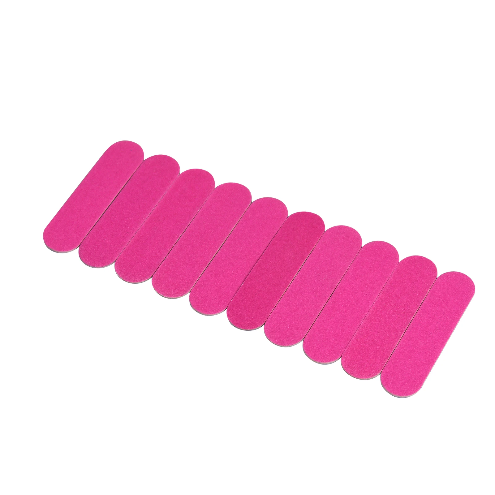 20Pcs Double-side Nail Files Mini Disposable Buffer DIY Sandpaper Tips Pink Blue Sanding Block Art Tools | Красота и здоровье