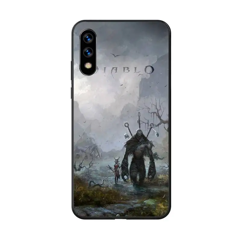 

Diablo Damage Phone Case For Huawei Honor 5A 7A 7C 8A 8C 8X 9XPro 9Lite 10 10i 10lite 20 20lite 30pro Black Soft TPU Case