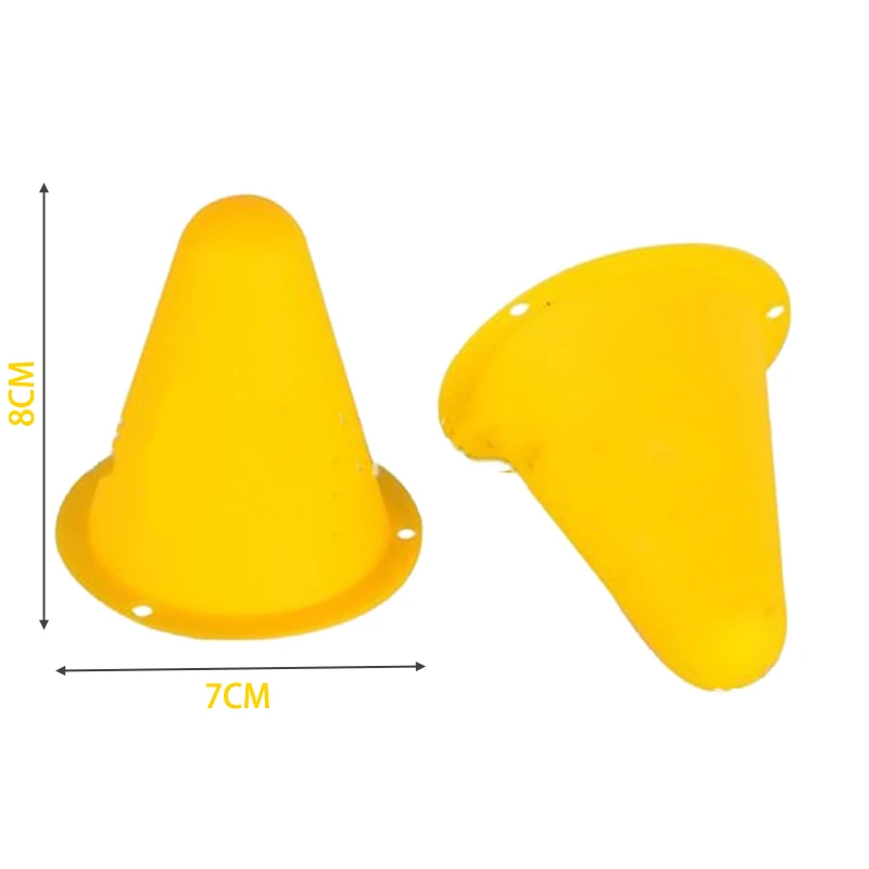 5/10pcs Soccer Trainning Cone Stadium Marking Agility training Marker Free Slalom Skate Pile Cup Football Training Equipment | Спорт и