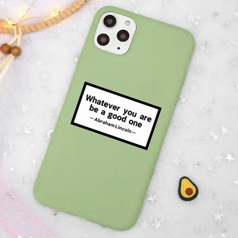 

Design Funny Quotes Text brand Phone Case funda Candy Color for iPhone 11 12 mini pro XS MAX 8 7 6 6S Plus X SE 2020 XR