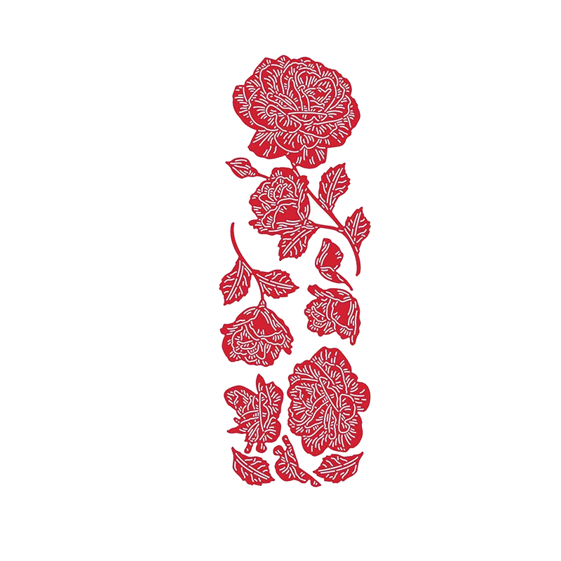 Очаровательные розы металлические Вырубные штампы вырубные для изготовления
